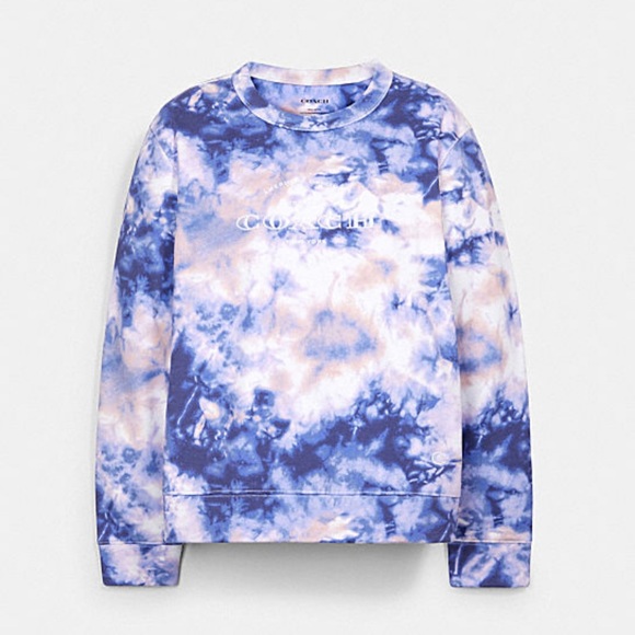 Coach Tie Dye Sweatshirt Large, logo embroidered in the front,New Products : American Fashion Style Bags On Sale